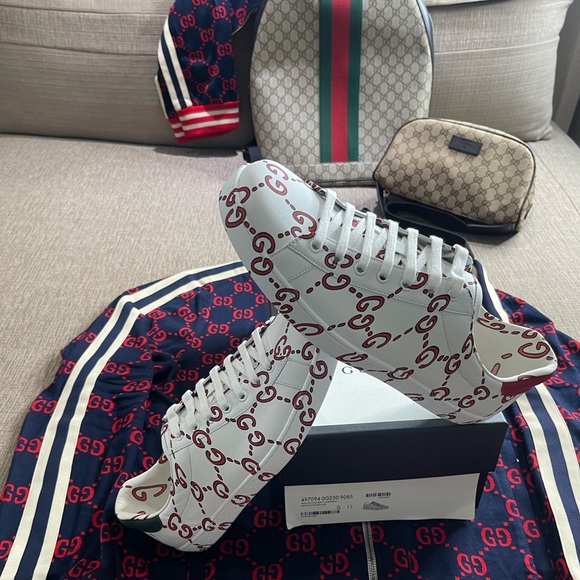 Gucci Ace “GG Print” - Picture 1 of 14